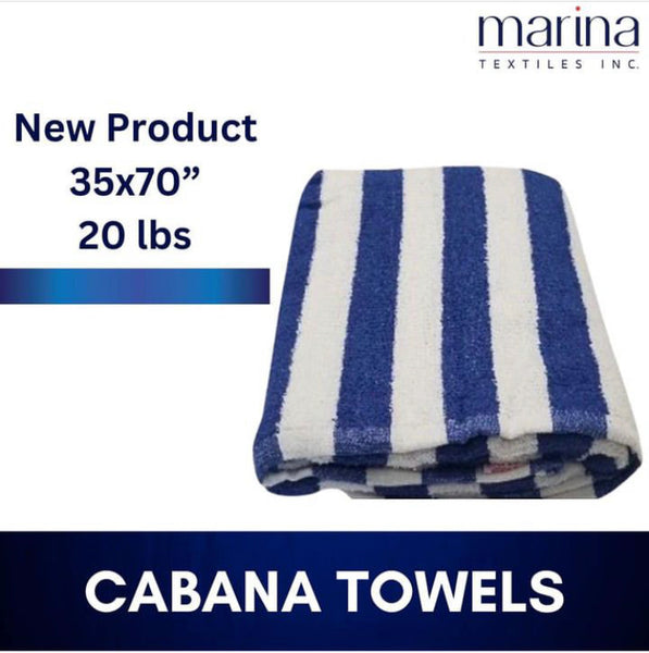 NEW PRODUCT 35x70” 20 LBS CABANA TOWELS